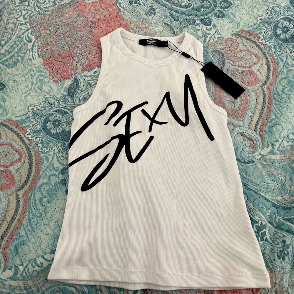 Size S. No need for it anymore. brand new with tags